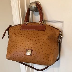 Dooney & Bourke ostrich handbag